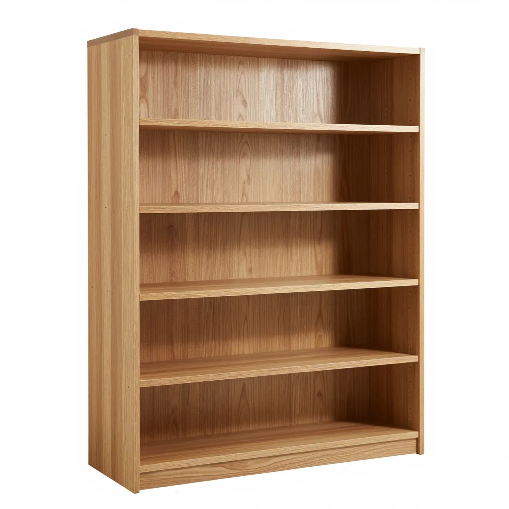 Scandinavian Oak Bookshelf Unit