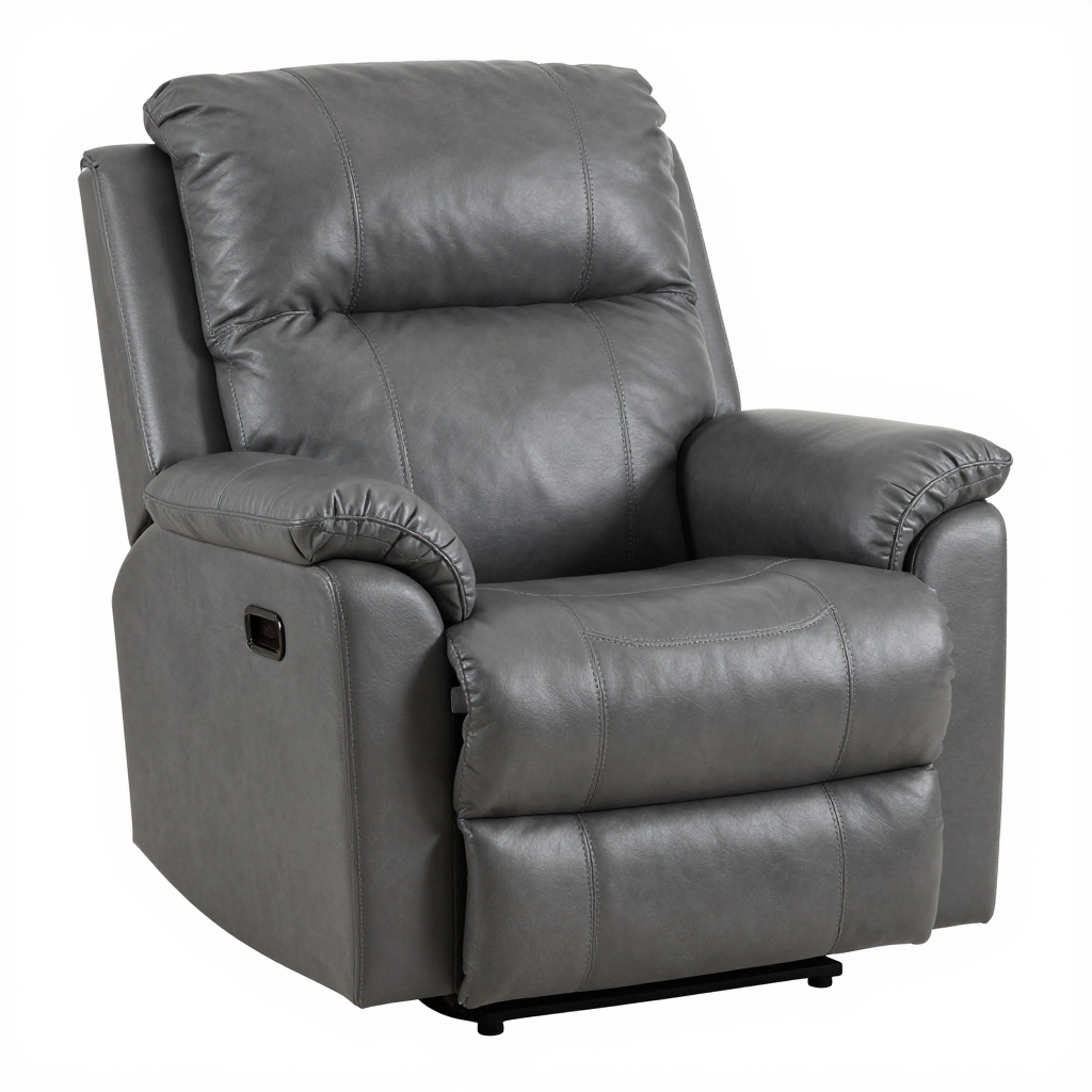 Silver Chrome Loveseat