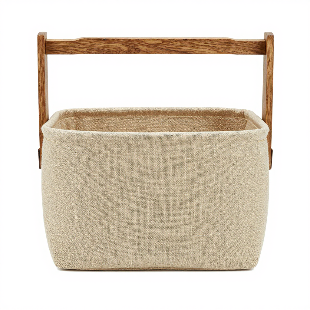 Linen Woven Wall Basket