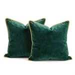 Velvet Throw Pillow Set - 3