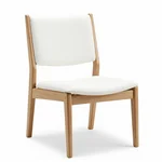 Modern Wooden Accent Chair - 4