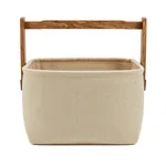 Linen Woven Wall Basket - 1